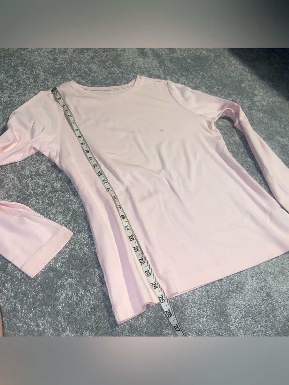 NWT Eddie Bauer Women's Long Sleeve Light Pink T-Shirt ladies XL - Picture 8 of 13